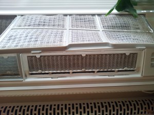 One filter under left and another under right