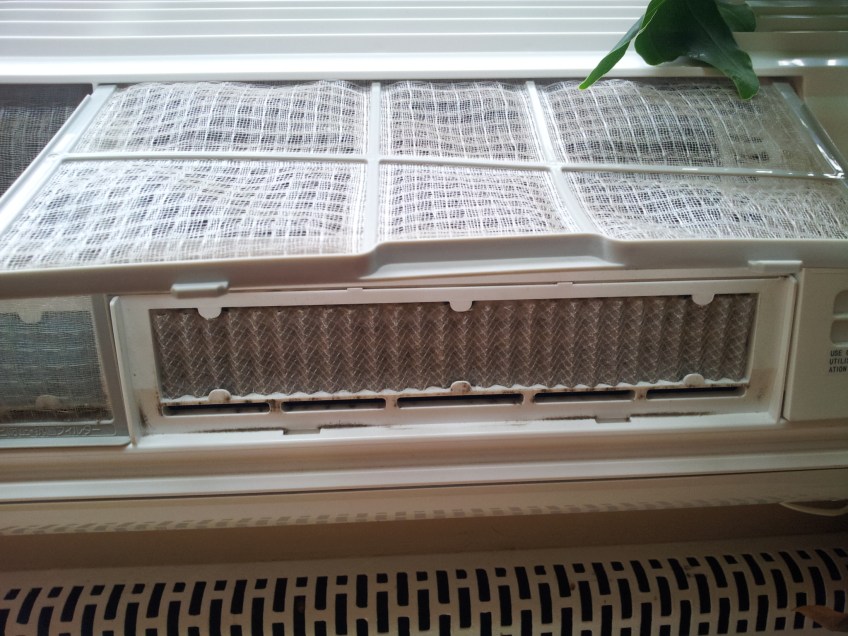 One filter under left and another under right