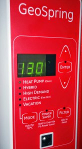 Front panel GeoSpring HPWH